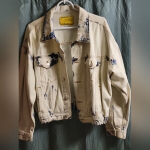 Jacket,blue in color